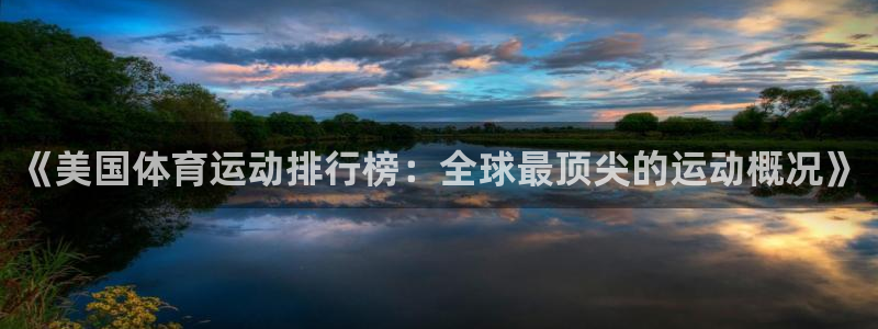 vsport体育官网下载平台注册流程视频：《美国体育